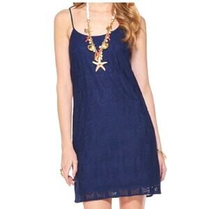Lily Pulitzer Dellaria Eyelet Lace Slip Dress Size XS